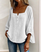 BLOUSE FLORENCE À MANCHES BOUFFANTES