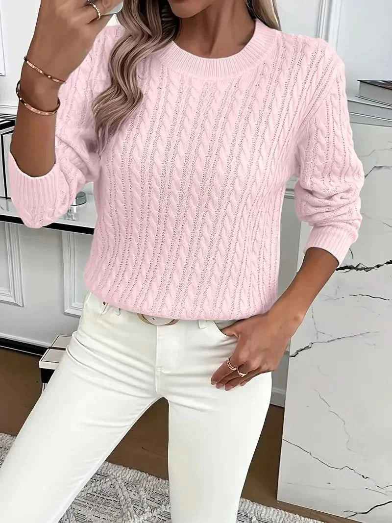 PULL EN MAILLE TORSADÉE MARIELLE