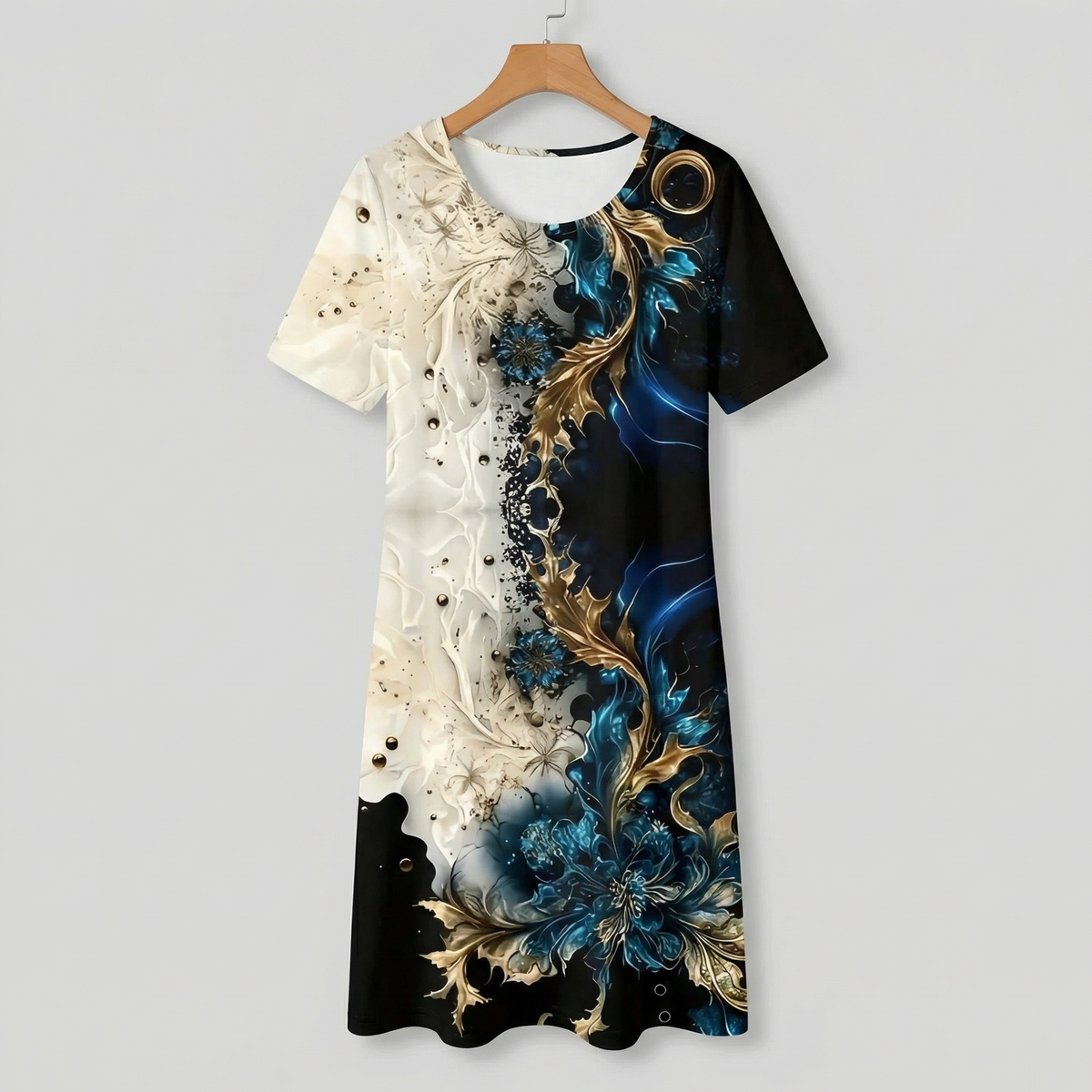 ROBE MIDI FLORALE DÉCONTRACTÉE LEANDRIA