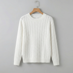 PULL EN MAILLE TORSADÉE MARIELLE