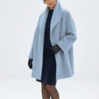 BLOUSON EN LAINE LUXUEUX COUPE-VENT EMMA