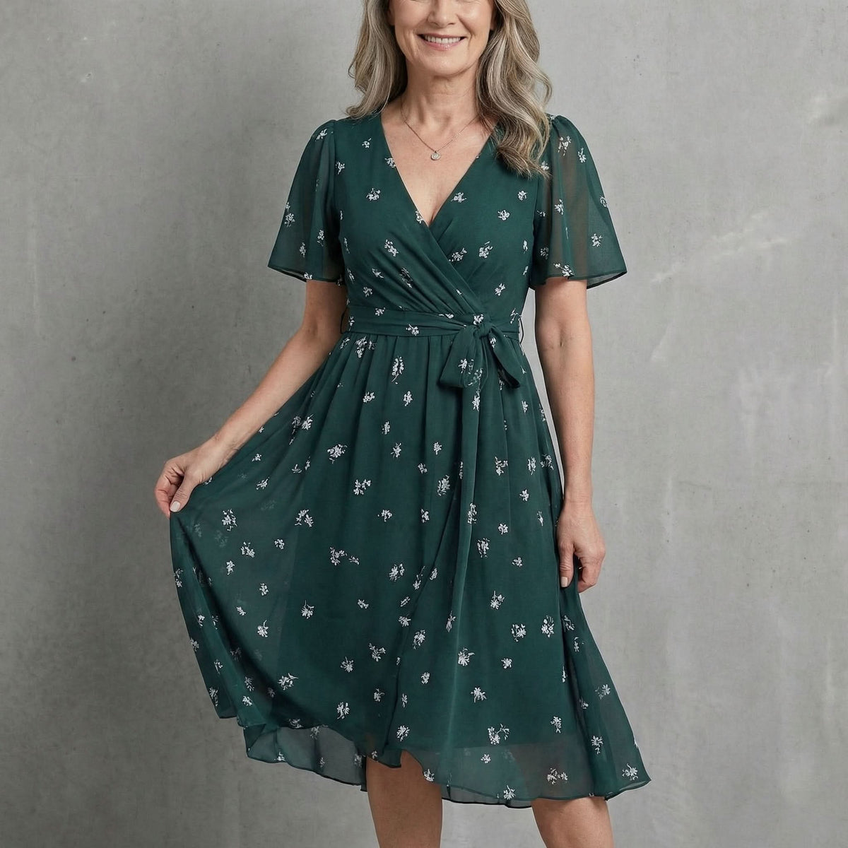 ROBE LUNETH FLUIDE EN V