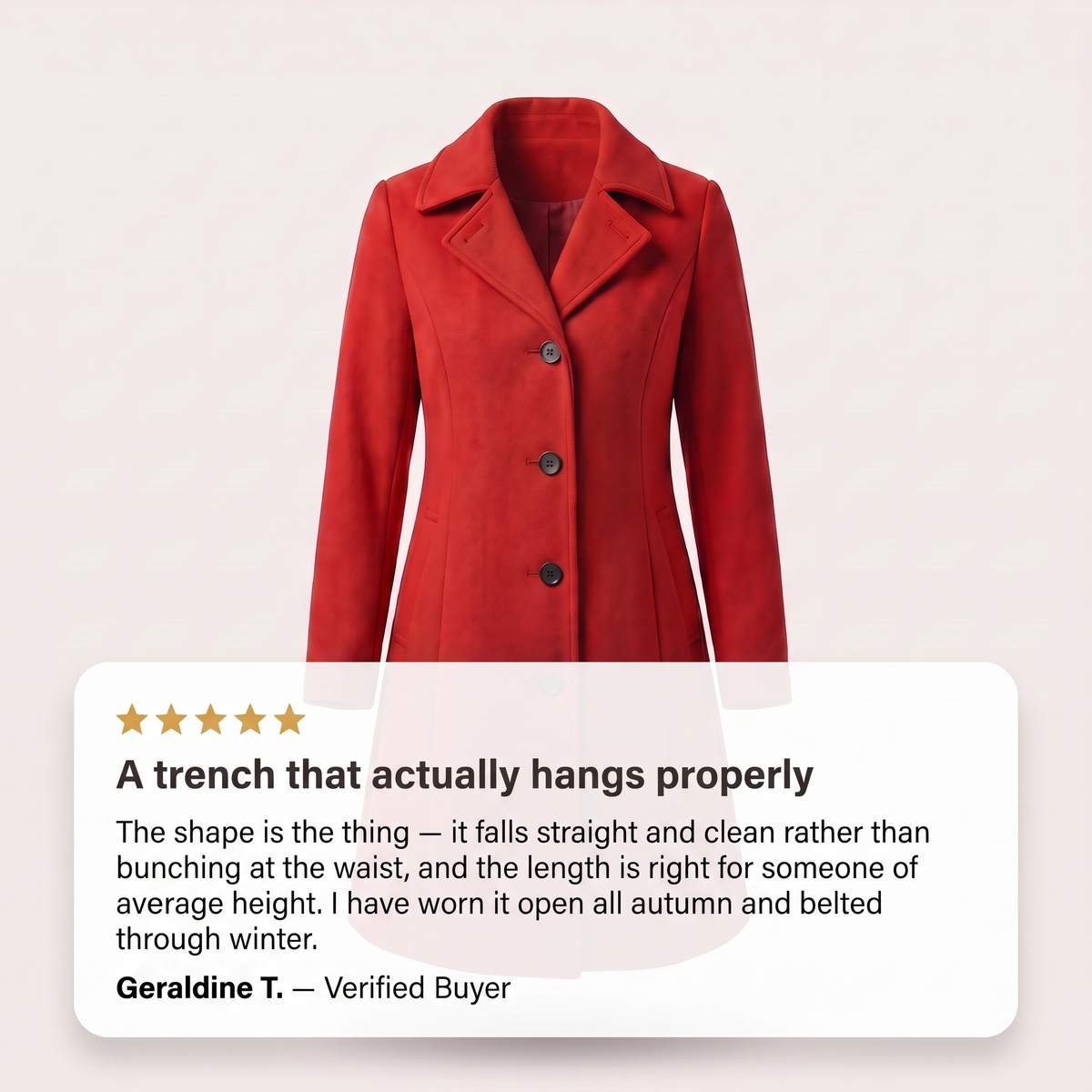 TRENCH-COAT CLASSIQUE AVELINE