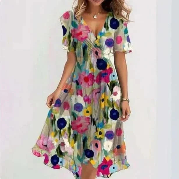 ROBE LUNETH FLUIDE EN V