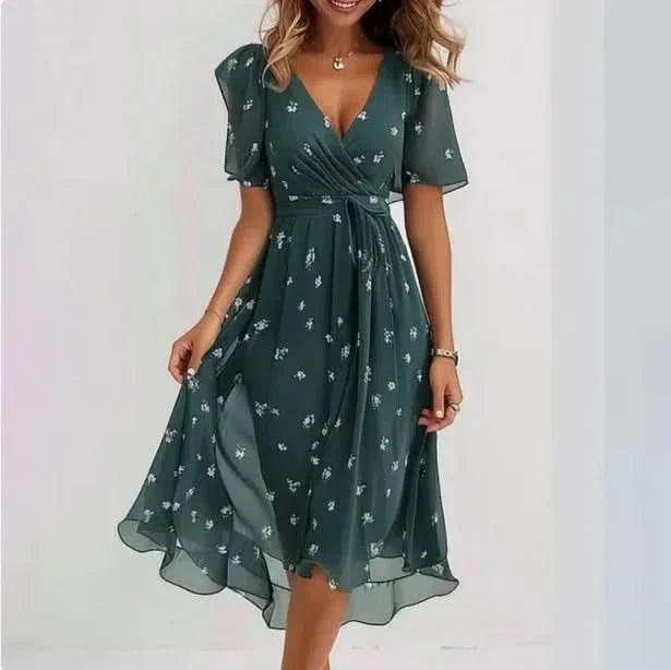 ROBE LUNETH FLUIDE EN V