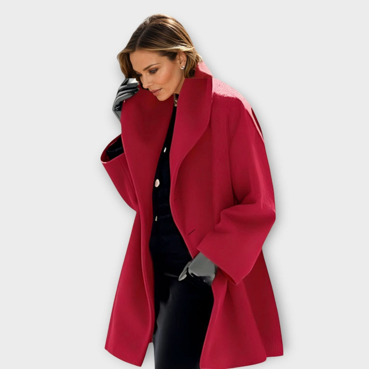 BLOUSON EN LAINE LUXUEUX COUPE-VENT EMMA
