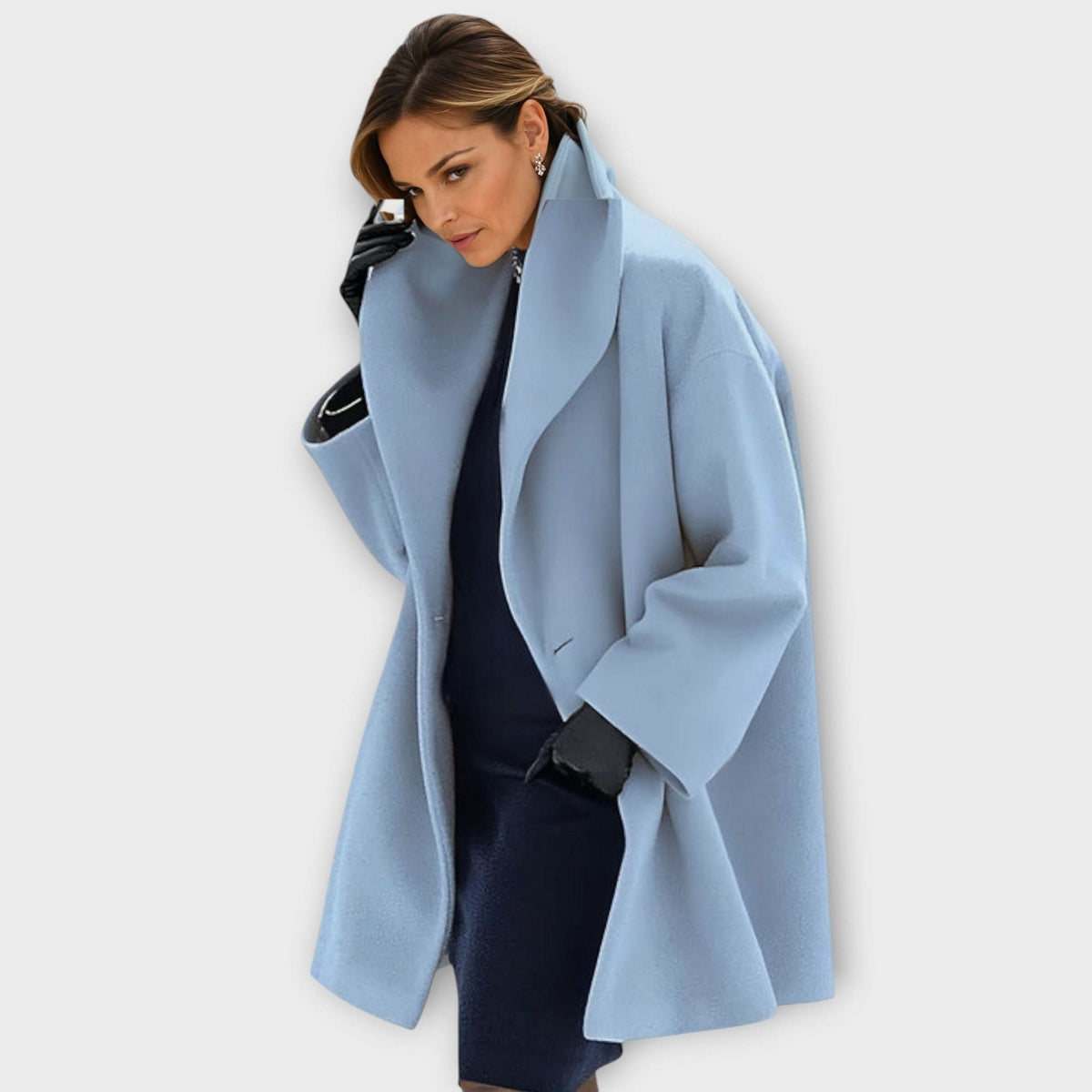 BLOUSON EN LAINE LUXUEUX COUPE-VENT EMMA