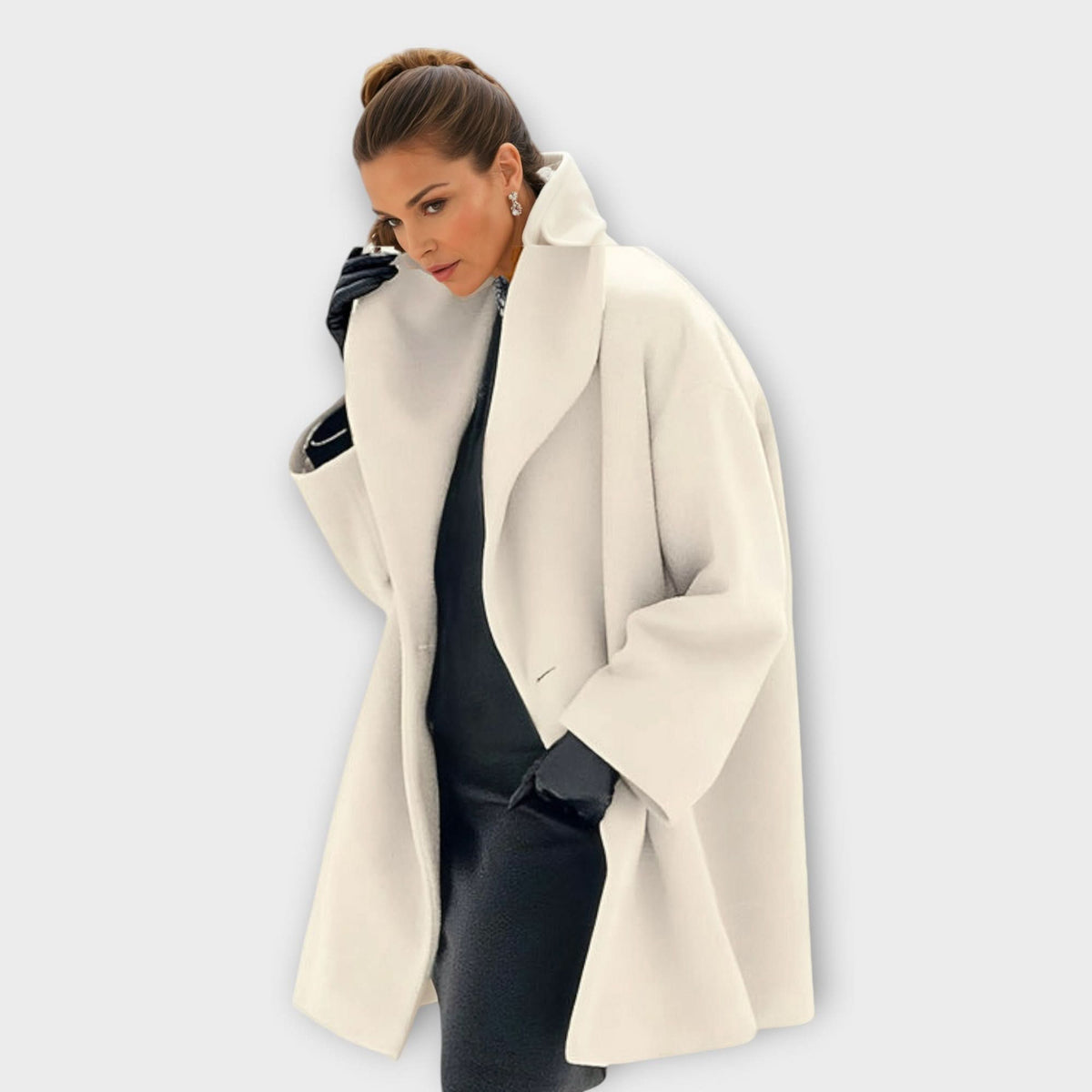 BLOUSON EN LAINE LUXUEUX COUPE-VENT EMMA