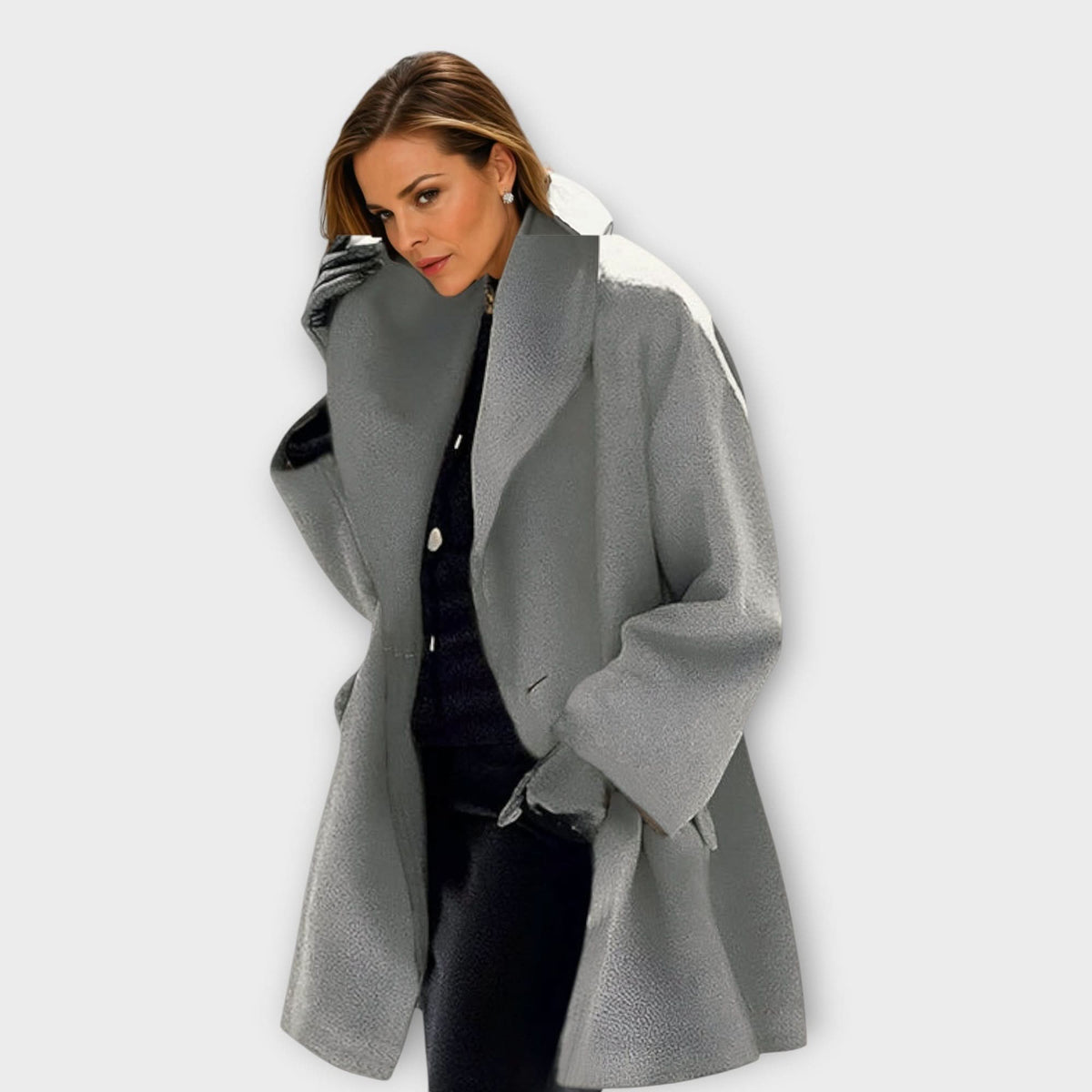 BLOUSON EN LAINE LUXUEUX COUPE-VENT EMMA