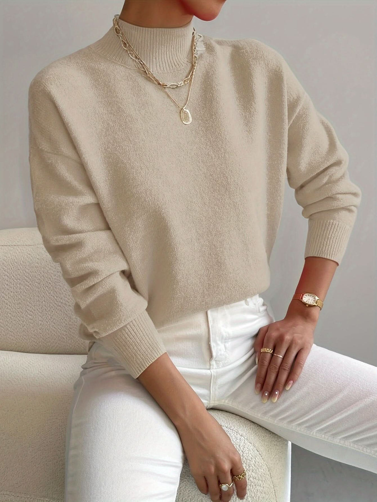PULL COL ROULÉ SERAPHINE