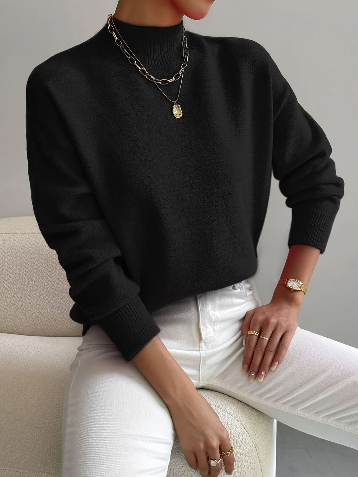 PULL COL ROULÉ SERAPHINE