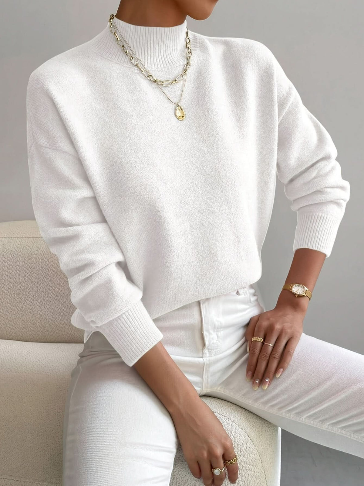 PULL COL ROULÉ SERAPHINE